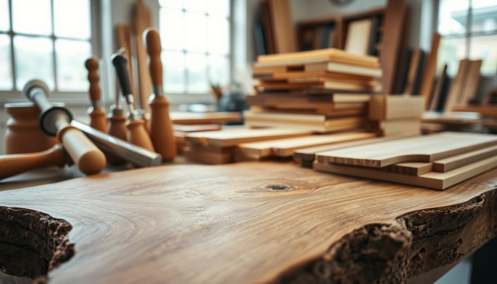 Handcrafted Wood Furniture Materials