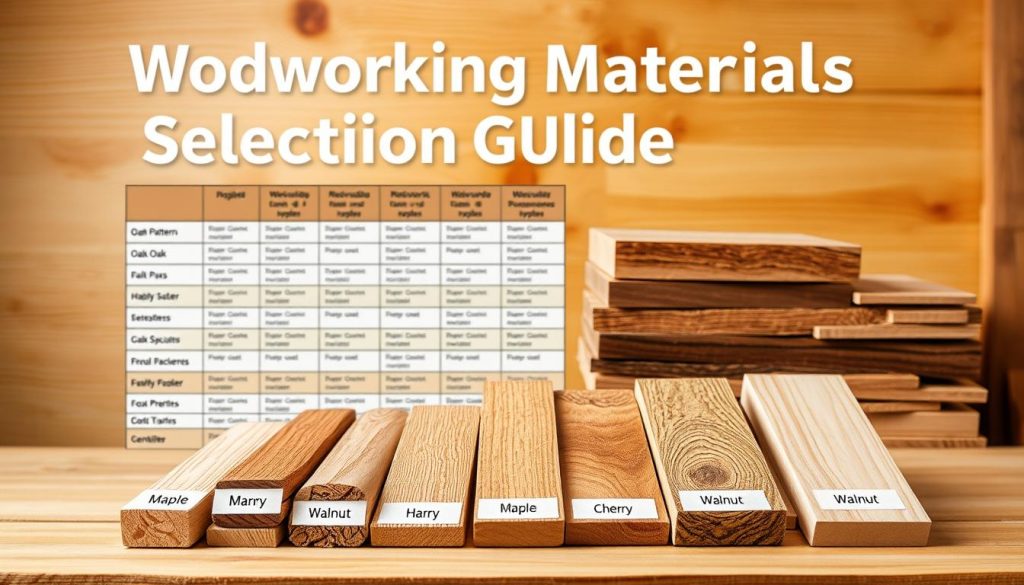 Woodworking Materials Selection Guide