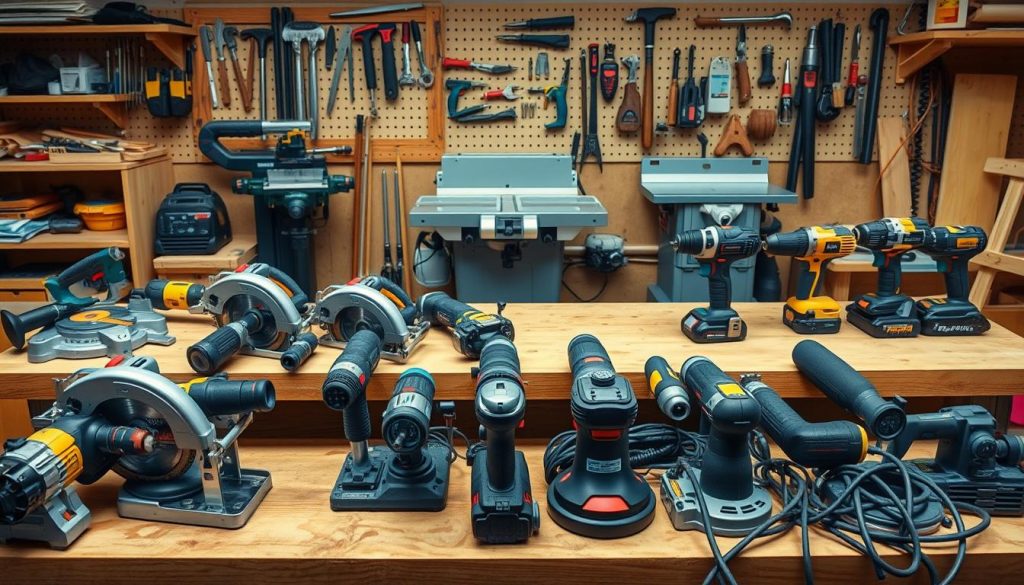 Woodworking Power Tools Setup