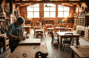 handcrafted furniture